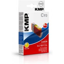 KMP C93 ink cartridge yellow comp. with...