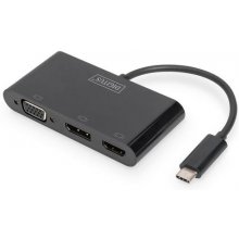DIGITUS USB-C™ 3in1 Triple Monitor Adapter...