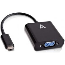 V7 USB-C TO VGA адаптер BLACK USB-C VGA...