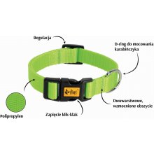 DINGO Energy green - dog collar - 31-49 cm