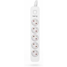 KERG power strip with switch 5 sockets...