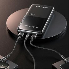 AWEI Powerbank 10000mAh P10K 22,5W 2xUSB +...