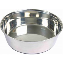 Trixie Stainless steel bowl, rubber base...