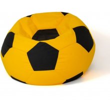 Go Gift Soccer Sako bag pouffe yellow-black...