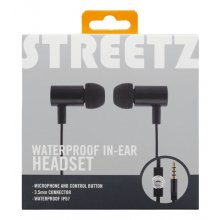 STREETZ Waterproof in-ear headphones with...