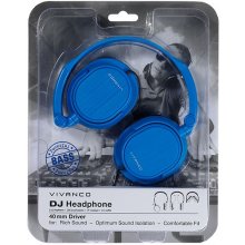 Vivanco наушники DJ20, синий (36517)