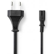 Nedis PCGB11040BK20 power cable Black 2 m C7...