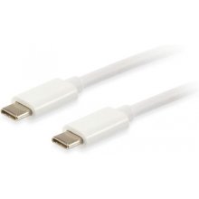 Equip Kabel USB-C 3.2 -> C Plat. St/St 1.00m...
