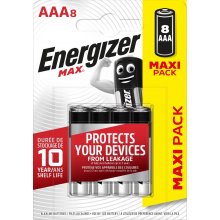 Energizer BATTERIES MAX AAA LR03 /8 ECO