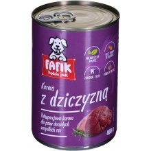 FAFIK Dog food with venison - Wet dog food -...