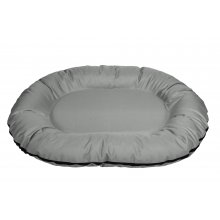 Cazo Oval Bed grey bed for dogs 90x120x16cm