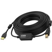 Vision TC 15MUSB+/BL/2 USB cable USB 2.0 15...