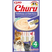 INABA - Churu - Cat - Tuna & Clam - 4x14g