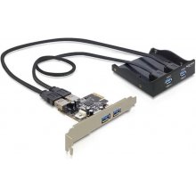 DeLOCK FrontPanel 3,5" 2x USB3.0 + PCIe Card...