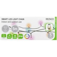 DELTACO WiFi light chain SMART HOME, 5m, 40...