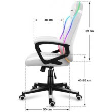 Huzaro Force 2.5 RGB WHITE MESH gaming chair