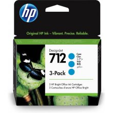 Тонер HP 712 3-pack 29-ml Cyan DesignJet Ink...