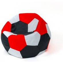 Go Gift Sako bag pouffe ball white-black-red...