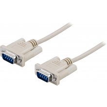 Deltaco Switch cable DB9ha-9ha, 2m / DEL-37A