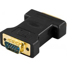 DELTACO DVI adapter, DVI-I Single Link -...