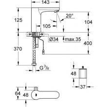 Grohe Eurosmart Cosmopolitan E 36327001