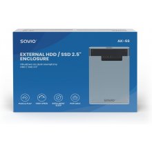 SAVIO External enclosure for HDD/SSD AK-66...
