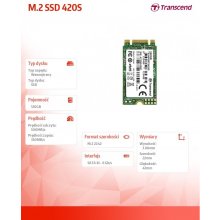 Жёсткий диск TRANSCEND MTS420 SSD M.2 120GB...