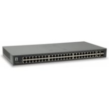 LevelOne 50-Port Fast Ethernet Switch, 2 x...