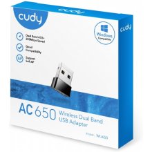 CUDY Network adapter WU650 USB 2.0 AC650...