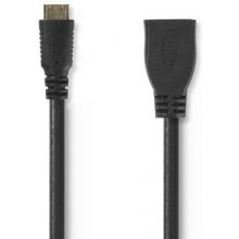 Nedis CVGP34590BK02 HDMI cable 0.2 m HDMI...