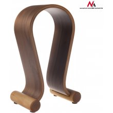 MACLEAN Headphones Stand Wooden Nut Color...