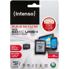 Mälukaart Intenso microSDXC Cards 128GB...