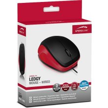 SpeedLink mouse Ledgy, red (SL-610000-BKRD)