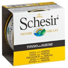 Schesir in jelly Tuna with surimi - wet cat...