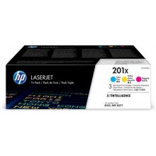 HP 201X Gul Cyan Magenta 2300 sider Toner...