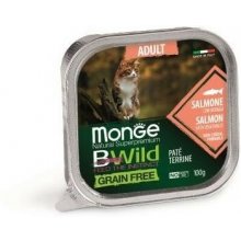Monge BWILD Cat Adult Salmom with Vegetable...