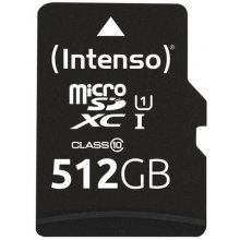 Mälukaart Intenso microSDXC 512GB Class 10...