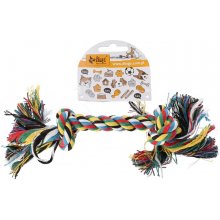 DINGO Braided rope with 2 knots - dog chew...