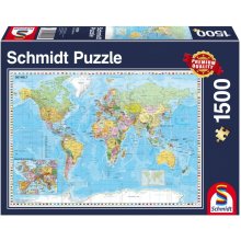 Schmidt Spiele Puzzle The World 1500 - 58289