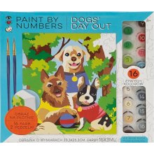 Stnux Painting by numbers Dogs