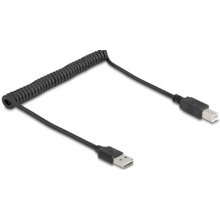 DELOCK Spiralkabel EASY-USB 2.0 Typ-A...
