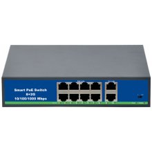 PoE switch 8ch 100Mbps +2G uplink