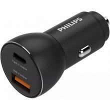 Philips Car Charger 36W with 1 USB-A + USB C