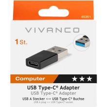 Vivanco adapter USB-A 3.1 - USB-C (45351)