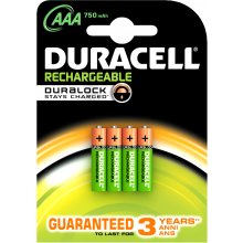 Duracell Akku Recharge AAA HR03 750mAh 4St