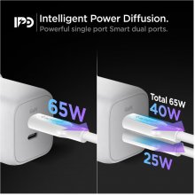 Spigen Toalaadija adapter PowerArc 65W Dual...