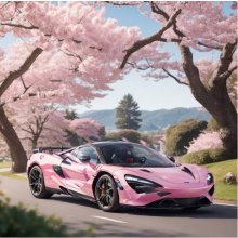 Norimpex Diamond Mosaic - Pink Car