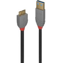 Lindy USB 3.0 Kabel Typ A/Micro-B Anthra...