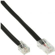 INLINE Modular Cable RJ45 8P4C / RJ11 6P4C...