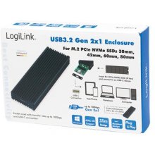 LogiLink Geh. (M.2 PCIe NVMe) USB 3.2 Black...